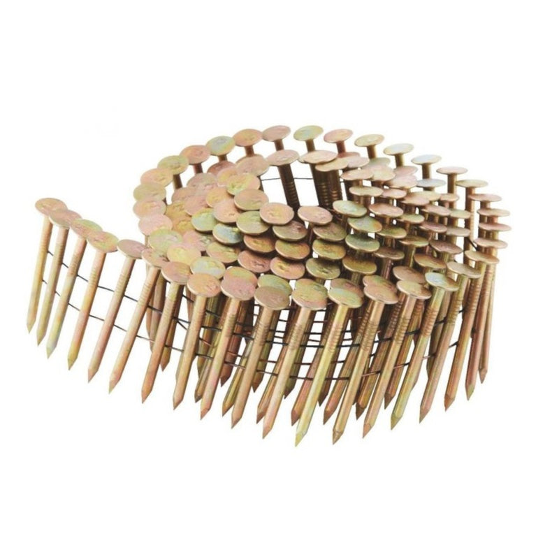 Bostitch 3/4 in. L X 14 Ga. Angled Coil Galvanized Roofing Nails 15 deg 7,200 pk