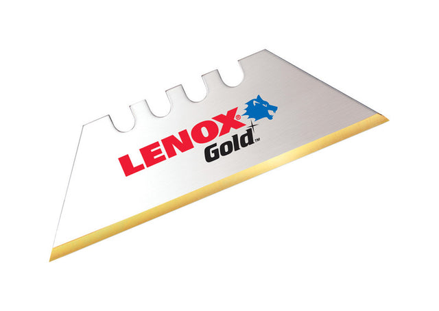 Lenox Gold High Speed Steel 4 Notch Utility Blade 2.5 in. L 5 pk