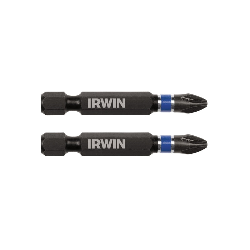 Irwin Impact Performance Series Phillips #2 X 2 in. L Power Bit Steel 2 pc