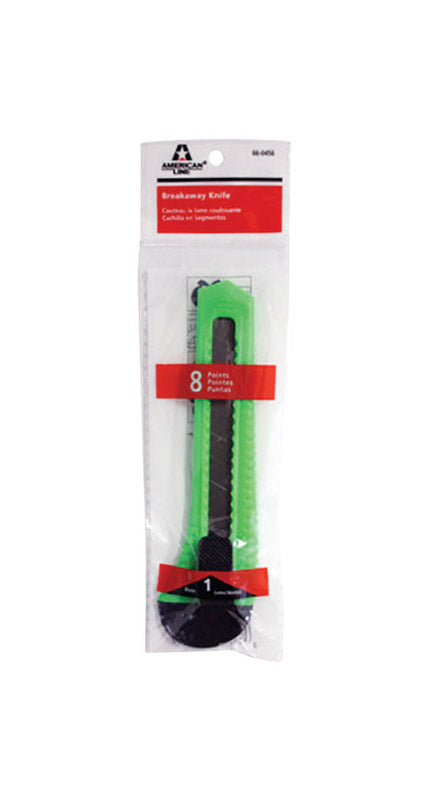 American Line 3.93 in. Snap Knife Green 1 pk
