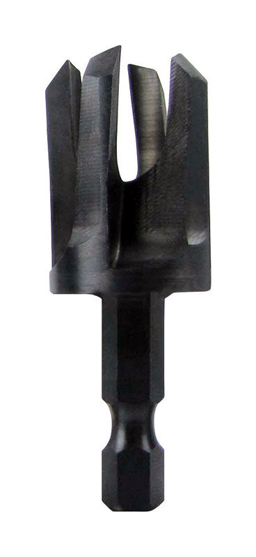 Make it Snappy 1/2 in. X 2 in. L Steel Tapered Plug Cutter Hex 1 pc