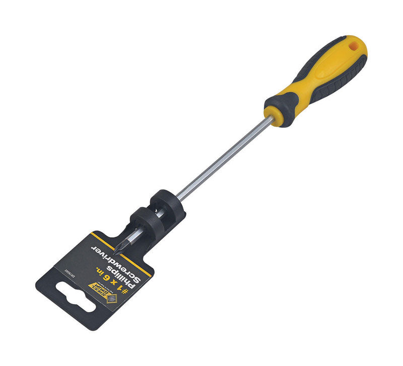 Steel Grip #1 X 6 in. L Phillips Screwdriver 1 pc