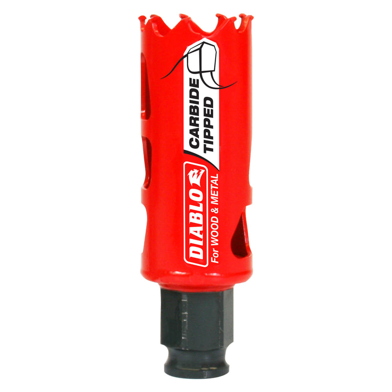 Diablo 1-1/8 in. Carbide Tipped Diablo Mandrel Hole Saw 1 pc