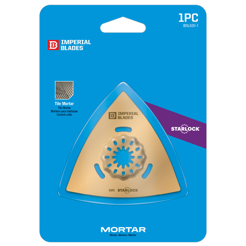 Imperial Blades Starlock 3-1/8 in. L Carbide Grit Triangular Oscillating Saw Blade 1 pk