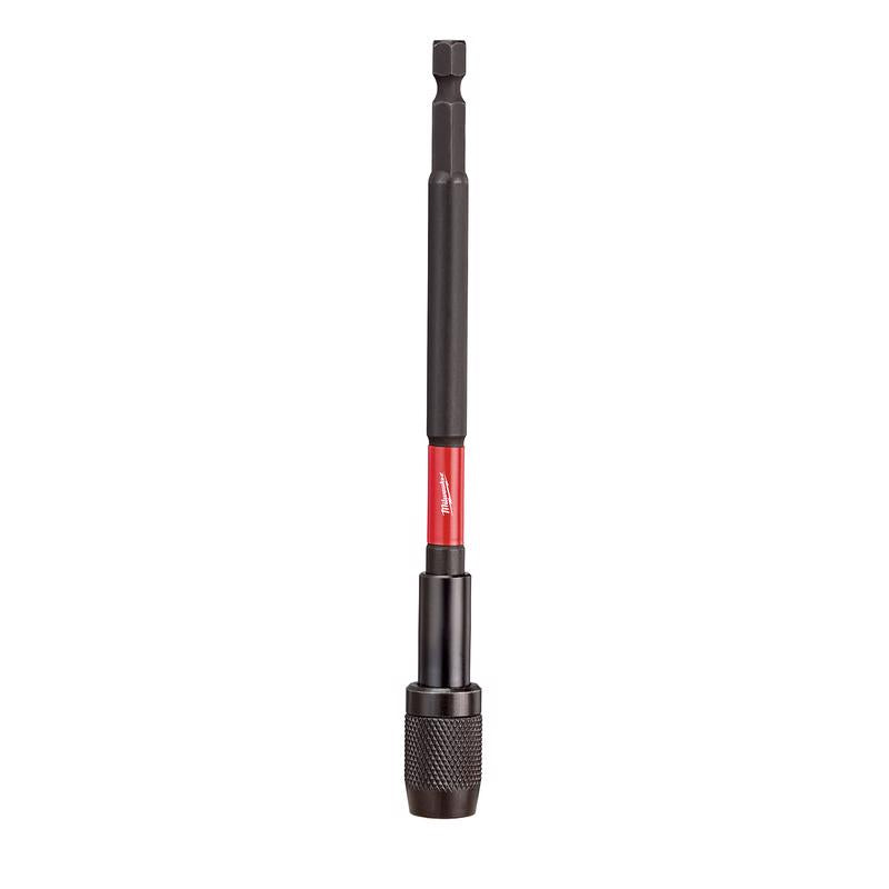 Milwaukee Shockwave 6 in. Alloy Steel Impact Magnetic Locking Bit Holder 1/4 in. Hex Shank 1 pc