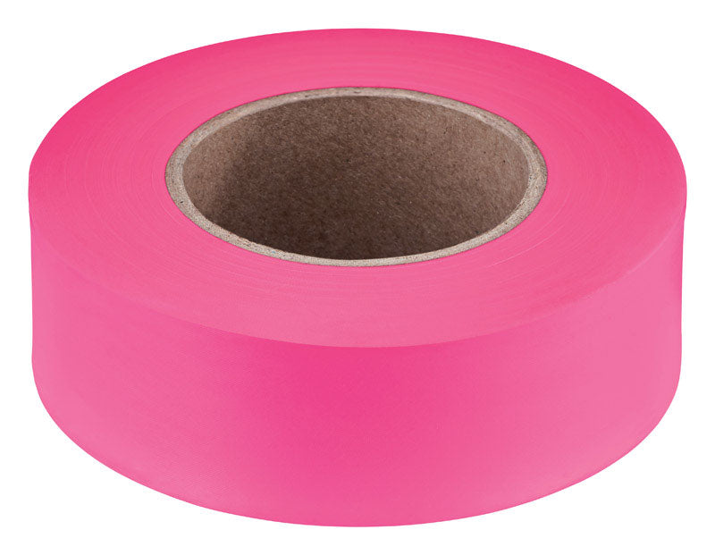 Empire 200 ft. L X 1 in. W Plastic Flagging Tape Pink