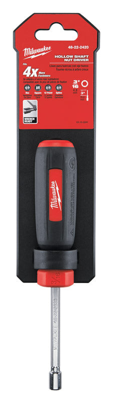 Milwaukee 3/16 in. SAE Nut Driver 7 in. L 1 pc