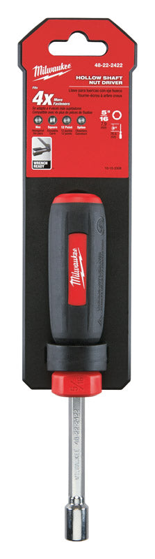 Milwaukee 5/16 in. SAE Hollow Shaft Nut Driver 7 in. L 1 pc