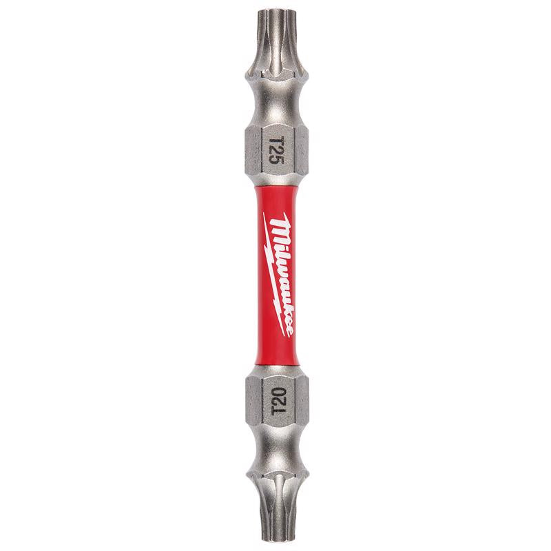 Milwaukee Shockwave Torx T20/T25 X 2-3/8 in. L Impact Double-Ended Power Bit Steel 1 pc