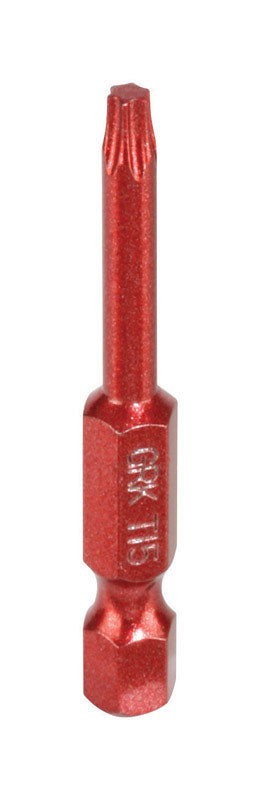 GRK Fasteners Star T-15 X 2 in. L Impact Power Bit Carbon Steel 25 pc