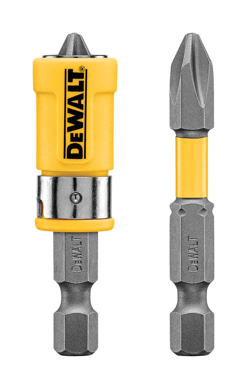 DeWalt Max Fit Phillips #2 X 2 in. L Power Bit and Sleeve Set S2 Tool Steel 3 pc