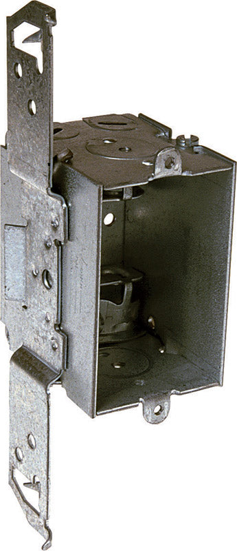 Raco 12-1/2 cu in Rectangle Steel 1 gang Electrical Box Gray