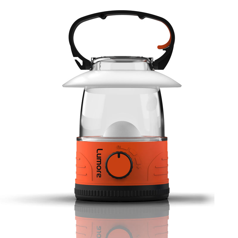 Lumore 50 lm Black/Orange LED Camping Lantern