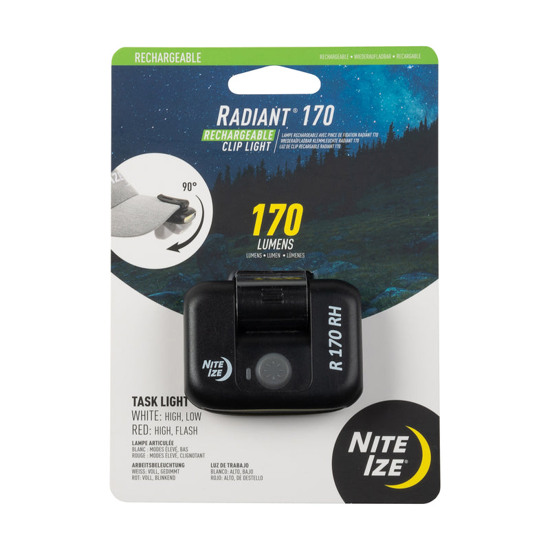 Nite Ize Radiant 170 lm Black LED Cap Light