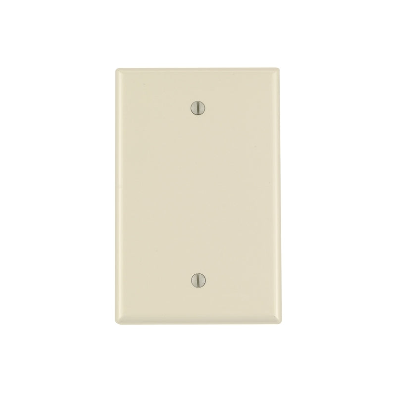 Leviton Ivory 1 gang Nylon Blank Wall Plate 1 pk