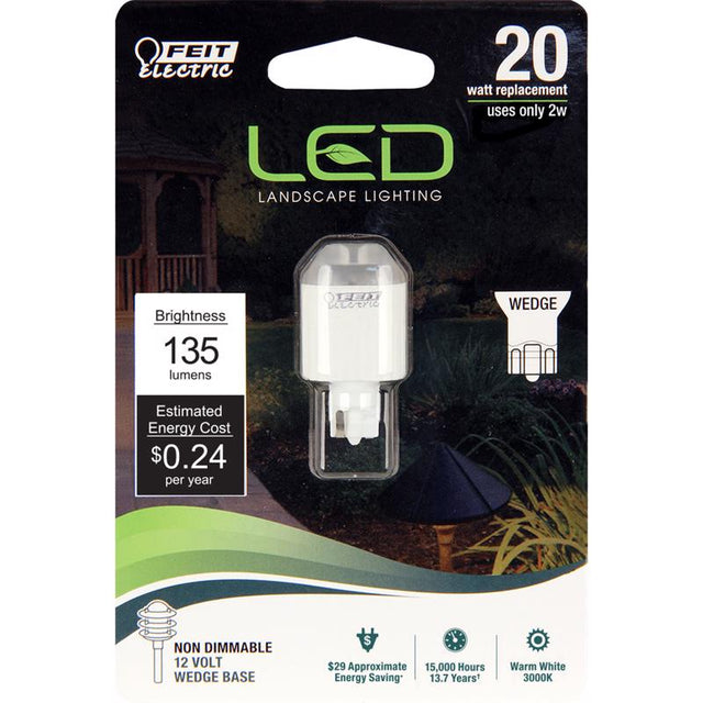 Feit T5 Wedge LED Bulb Warm White 20 Watt Equivalence 1 pk