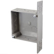 Cantex EZ Box New Work 20 cu in Square PVC Outlet Box Gray