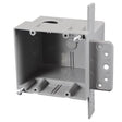 Cantex EZ Box New Work 38 cu in Rectangle PVC 2 gang Outlet Box Gray