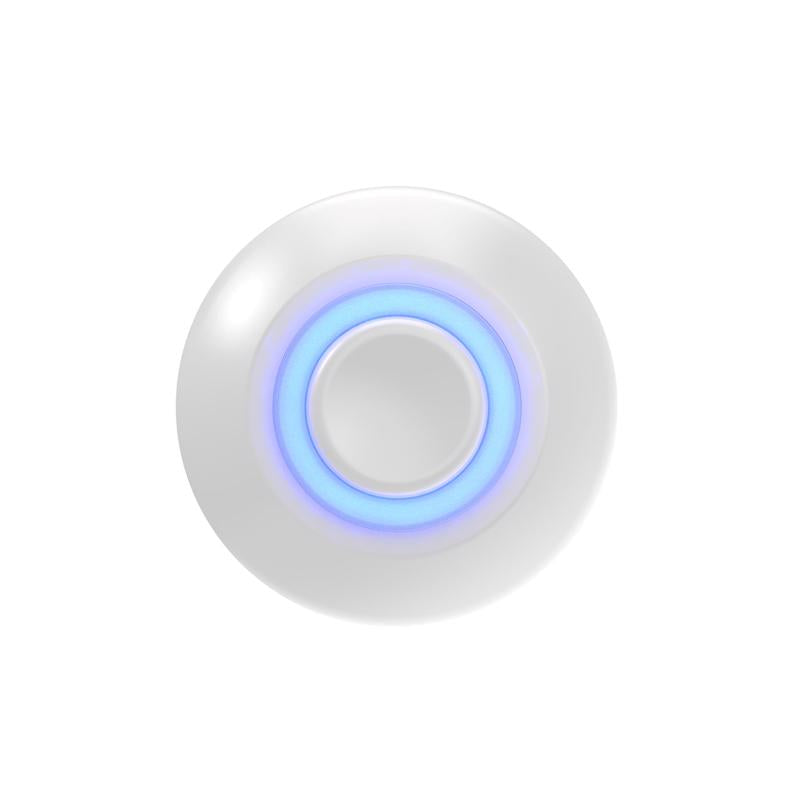 Globe Heath Zenith White Metal Wired Pushbutton Doorbell