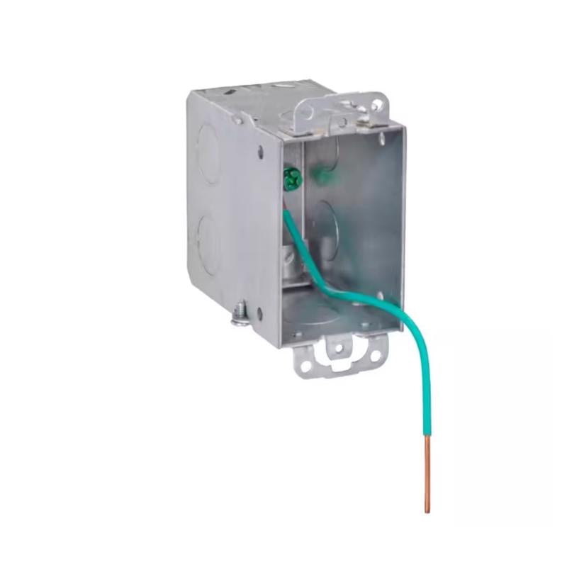 Southwire Old Work 18 cu in Rectangle Steel 1 gang Switch Box Gray