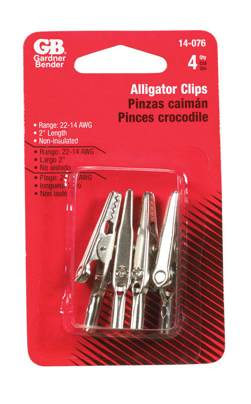 Gardner Bender Alligator Clips 4 pk
