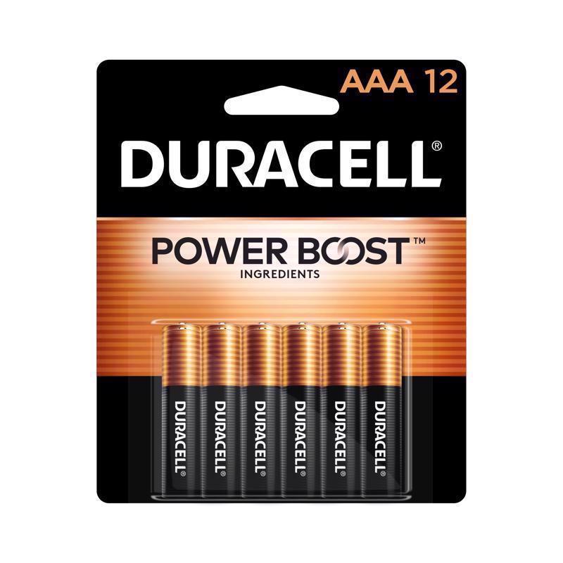 Duracell Coppertop AAA Alkaline Batteries 12 pk Carded