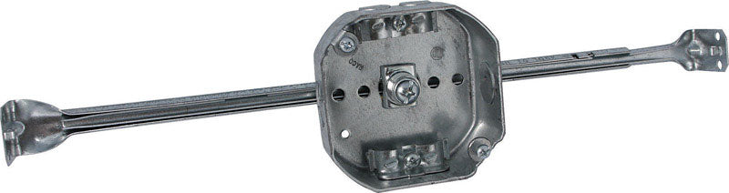 Raco 15.5 cu in Octagon Steel 2 gang Electrical Box Gray