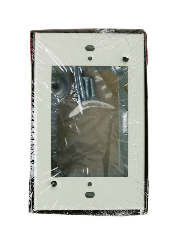 Legrand Rectangle Steel 1 gang Extension Starter Box Ivory