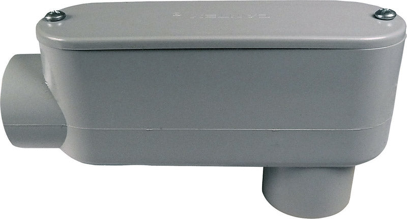 Cantex 1-1/2 in. D PVC Conduit Body For PVC 1 each