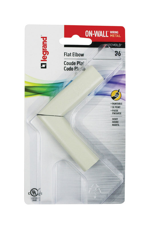 Legrand On-Wall Flat Elbow 1 pk