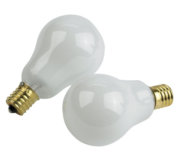 Westinghouse 40 W A15 A-Line Incandescent Bulb E17 (Intermediate) Soft White 2 pk