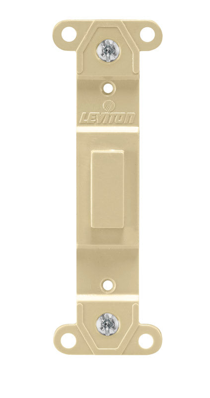 Leviton Ivory 1 gang Plastic Blank Wall Plate 1 pk