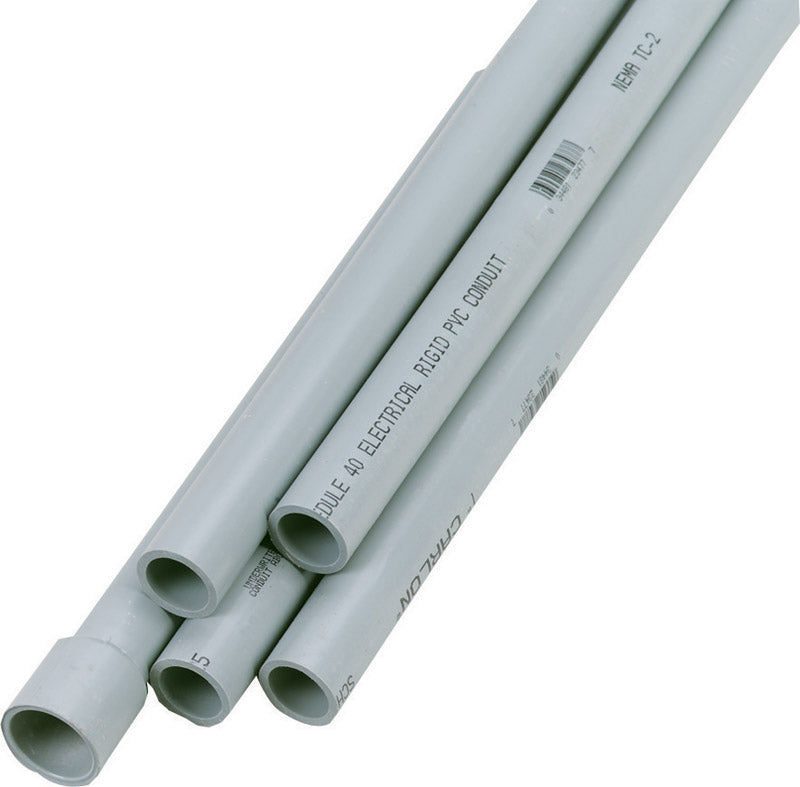 Cantex 1 in. D X 10 ft. L PVC 40 schedule Electrical Conduit For Rigid