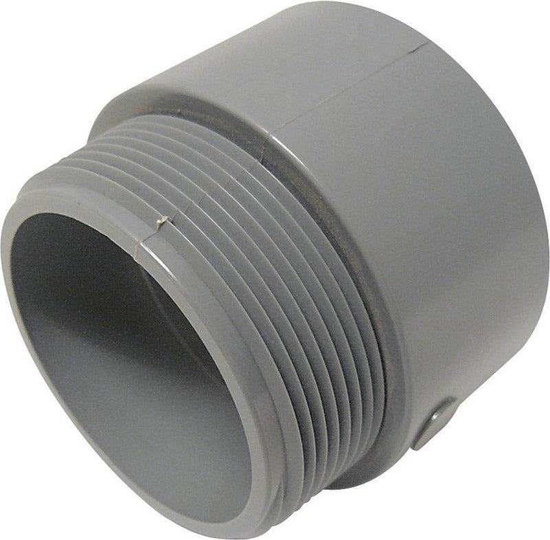Cantex 2-1/2 in. D PVC Male Adapter For PVC 1 each