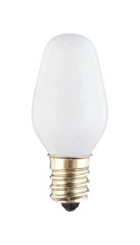 Westinghouse 4 W C7 Specialty Incandescent Bulb E12 (Candelabra) White 2 pk
