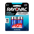Rayovac High Energy C Alkaline Batteries 2 pk Carded