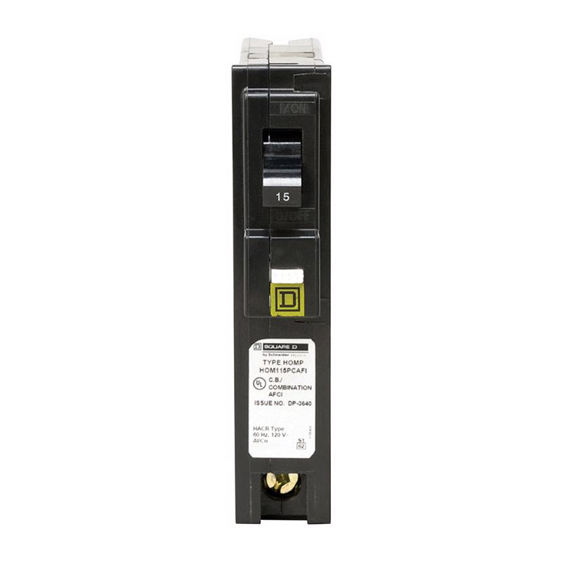 Square D HomeLine 15 amps Arc Fault Single Pole Circuit Breaker