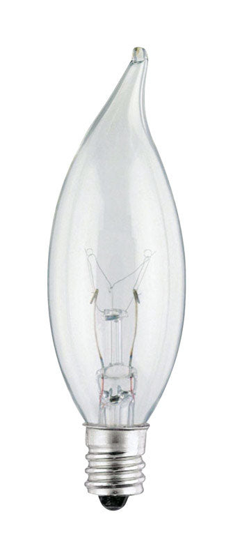 Westinghouse 25 W CA8 Decorative Incandescent Bulb E12 (Candelabra) Warm White 25 pk