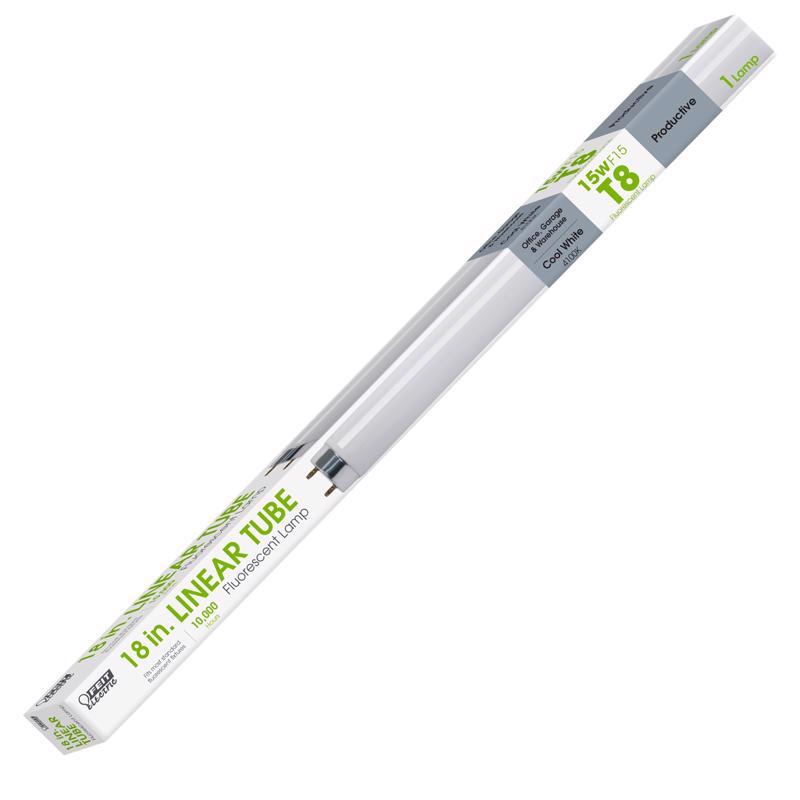 Feit Legacy Bulbs 15 W T8 1.1 in. D X 17.7 in. L Fluorescent Bulb Cool White Linear 4100 K 1 pk