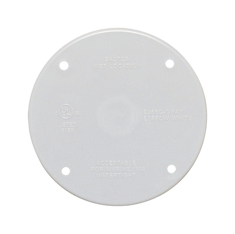 Sigma Engineered Solutions Round Plastic Flat Box Cover