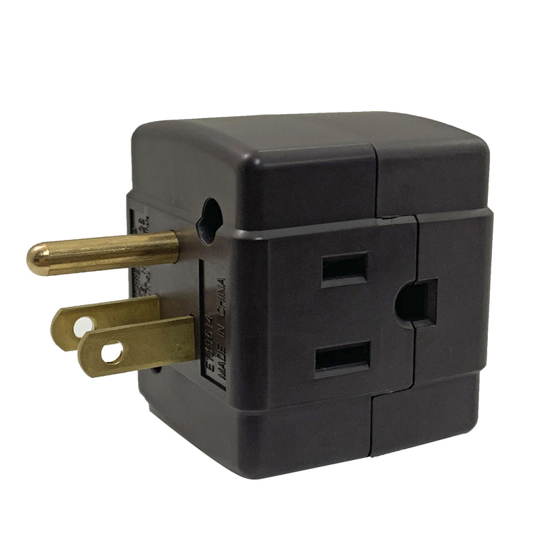 Projex Grounded 3 outlets Adapter 1 pk