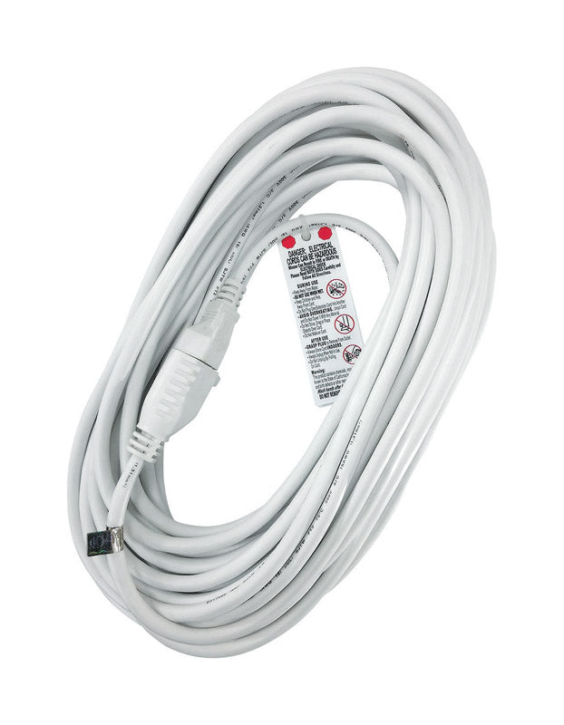 Projex Outdoor 50 ft. L White Extension Cord 16/3