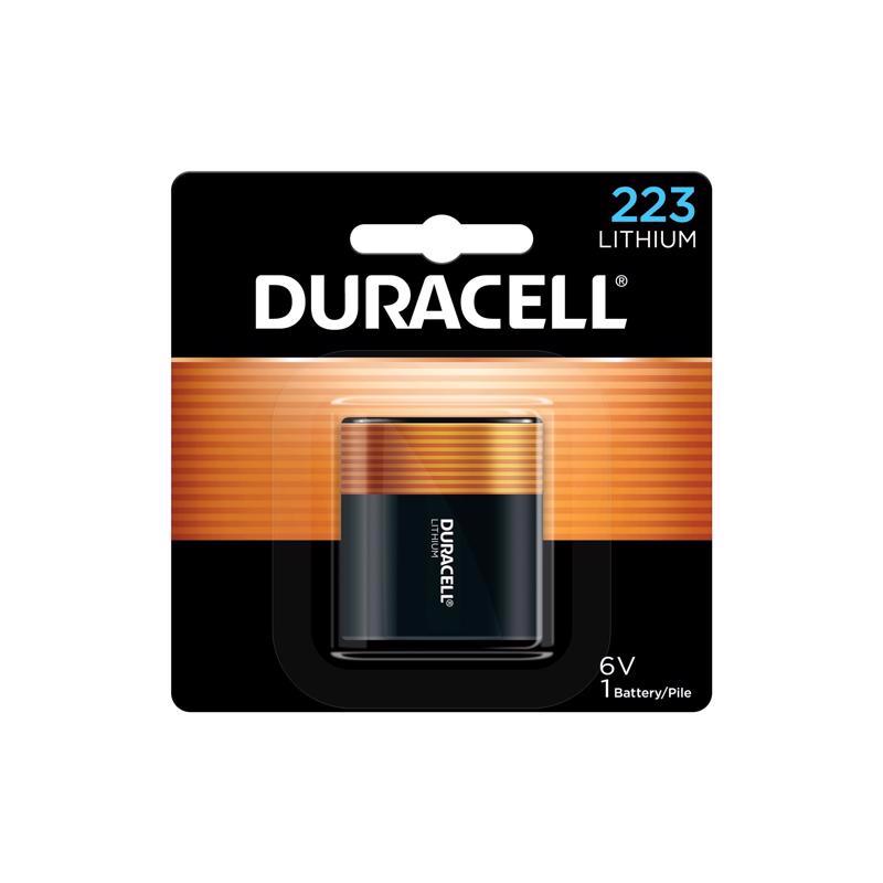 Duracell Lithium 223 6 V 1.4 mAh Camera Battery 1 pk