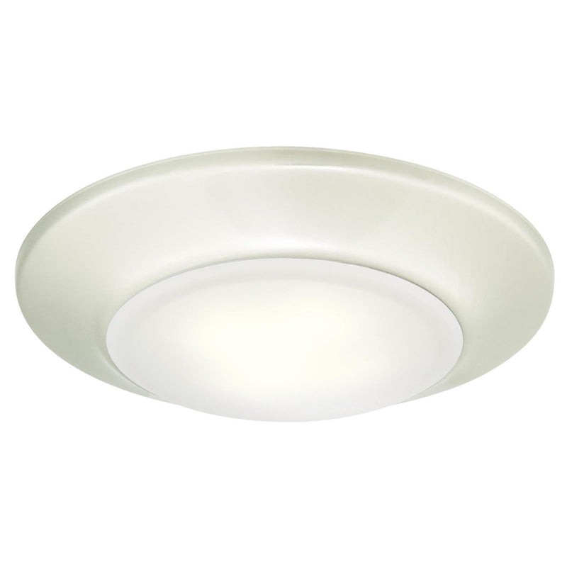 Westinghouse Brushed Nickel Metallic 3.9 in. W Steel LED Canless Recessed Downlight 12 W
