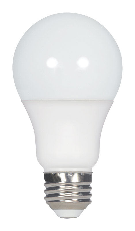 Satco A19 E26 (Medium) LED Bulb Warm White 60 Watt Equivalence 1 pk