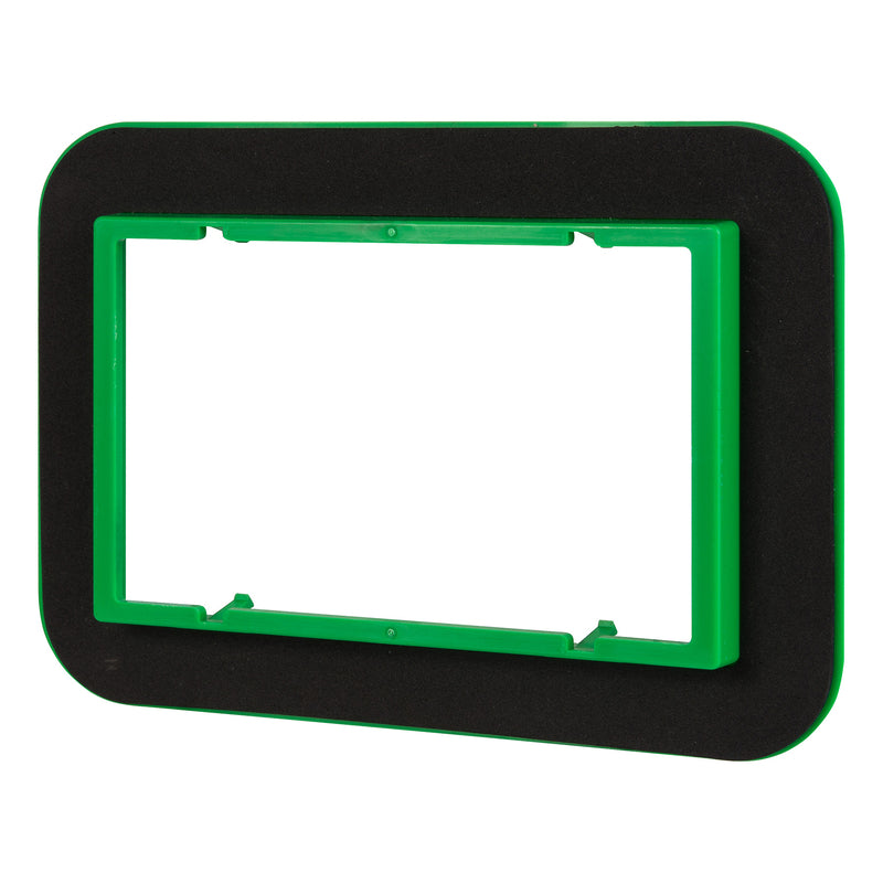 Madison Electric Draft Seal Rectangle PVC Draft Seal Kit Black/Green