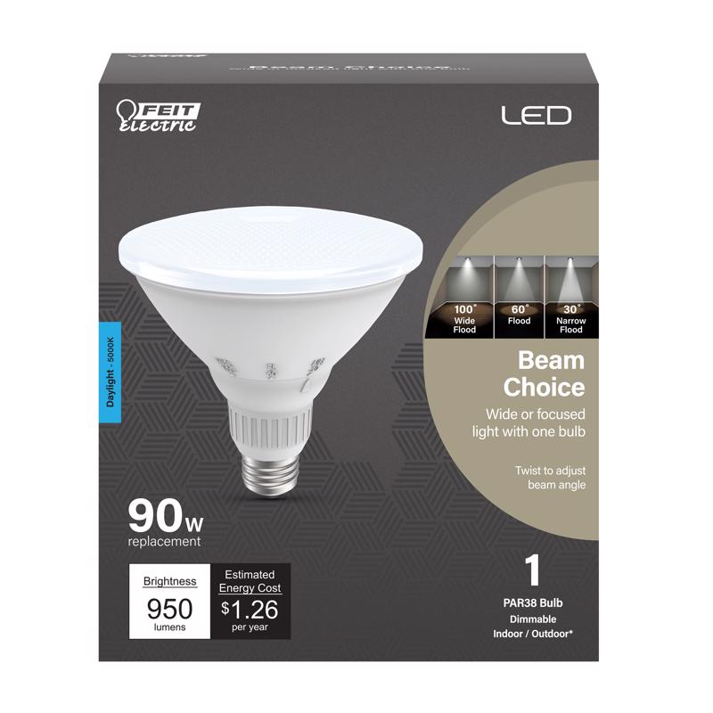 Feit Intellibulb PAR38 E26 (Medium) LED Bulb Daylight 90 Watt Equivalence 1 pk