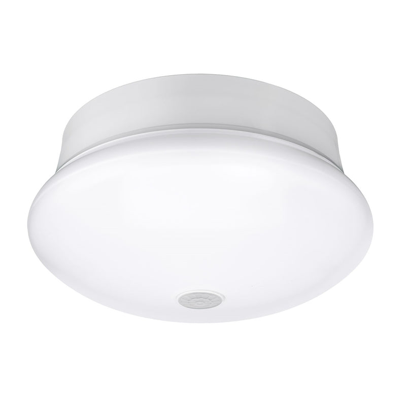 ETI Spin Light 3.54 in. H X 7 in. W X 7 in. L White LED Ceiling Spin Light