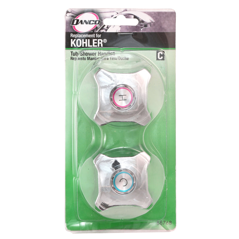 Danco For Kohler Chrome Tub and Shower Faucet Handles