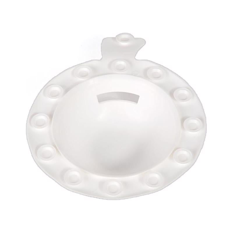 TubShroom BathShroom Matte Plastic Overflow Drain Cover